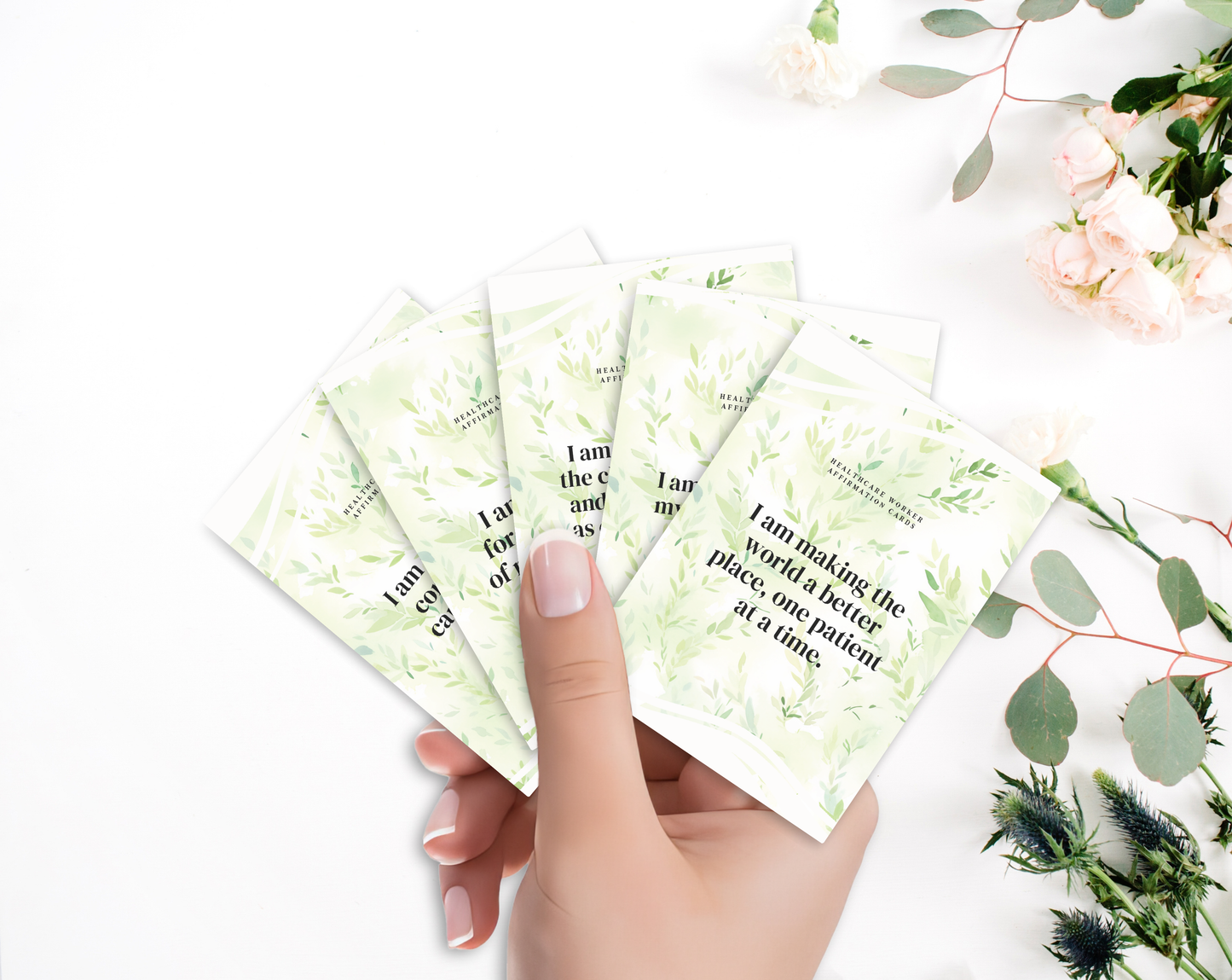 25 Healthcare Worker Affirmation Cards