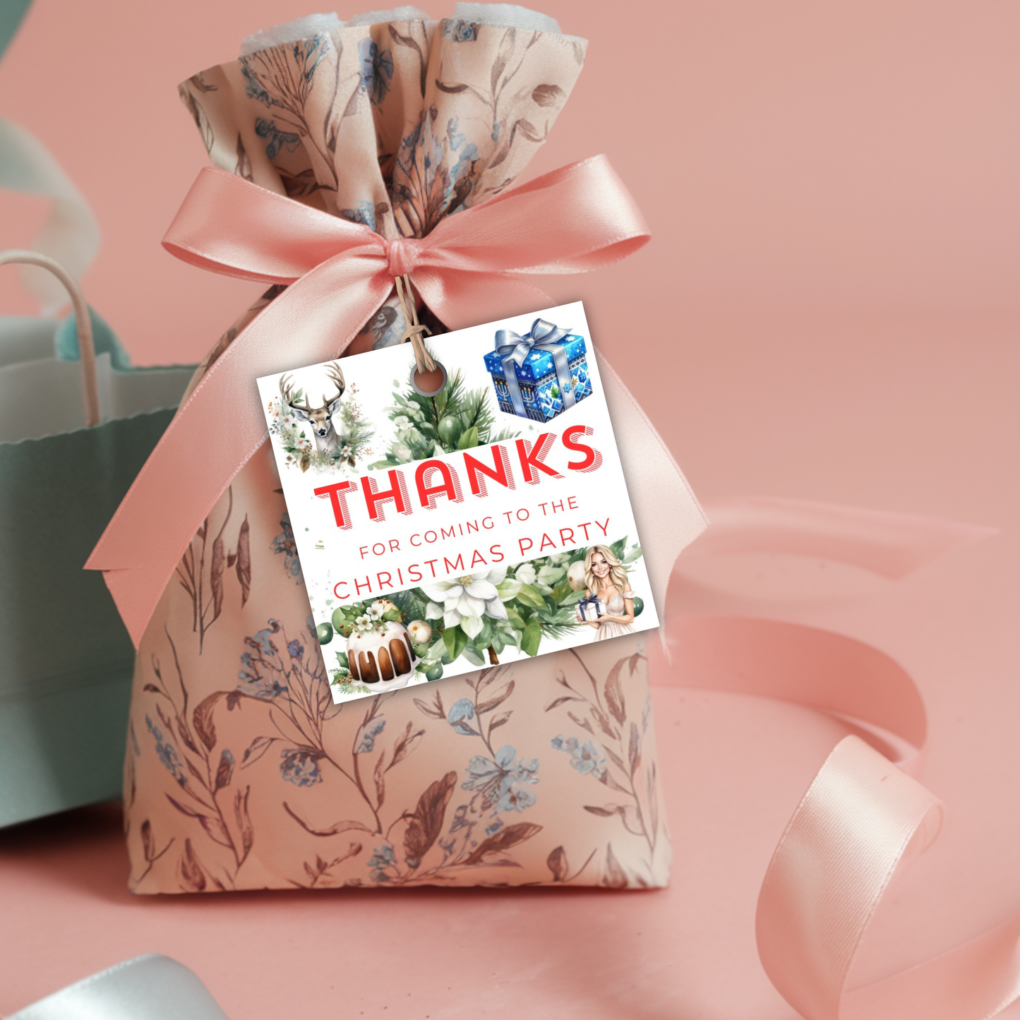 Christmas Thank You Tag