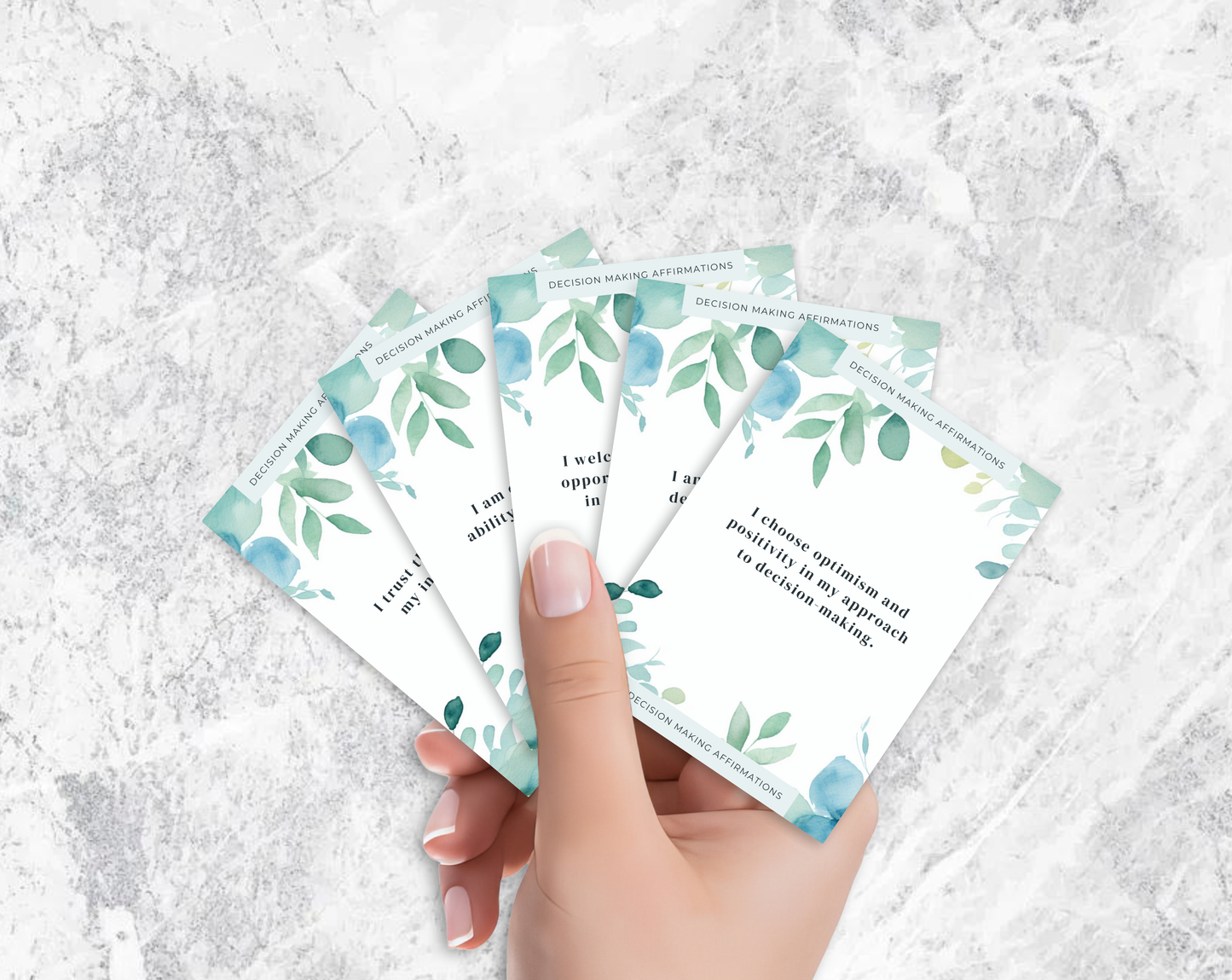 30 Decision Making Affirmation Cards