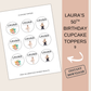 50th Birthday Cupcake Toppers Woman