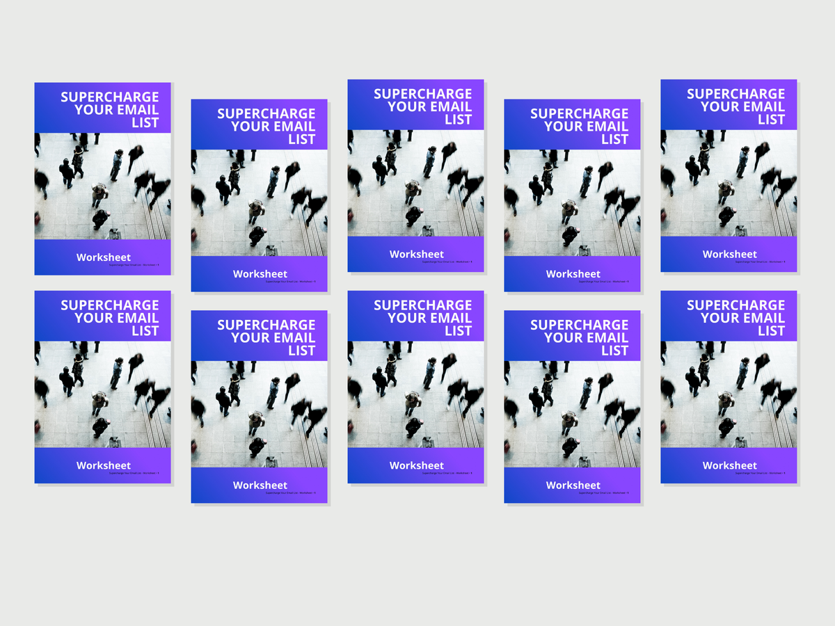 Email Marketing Worksheet