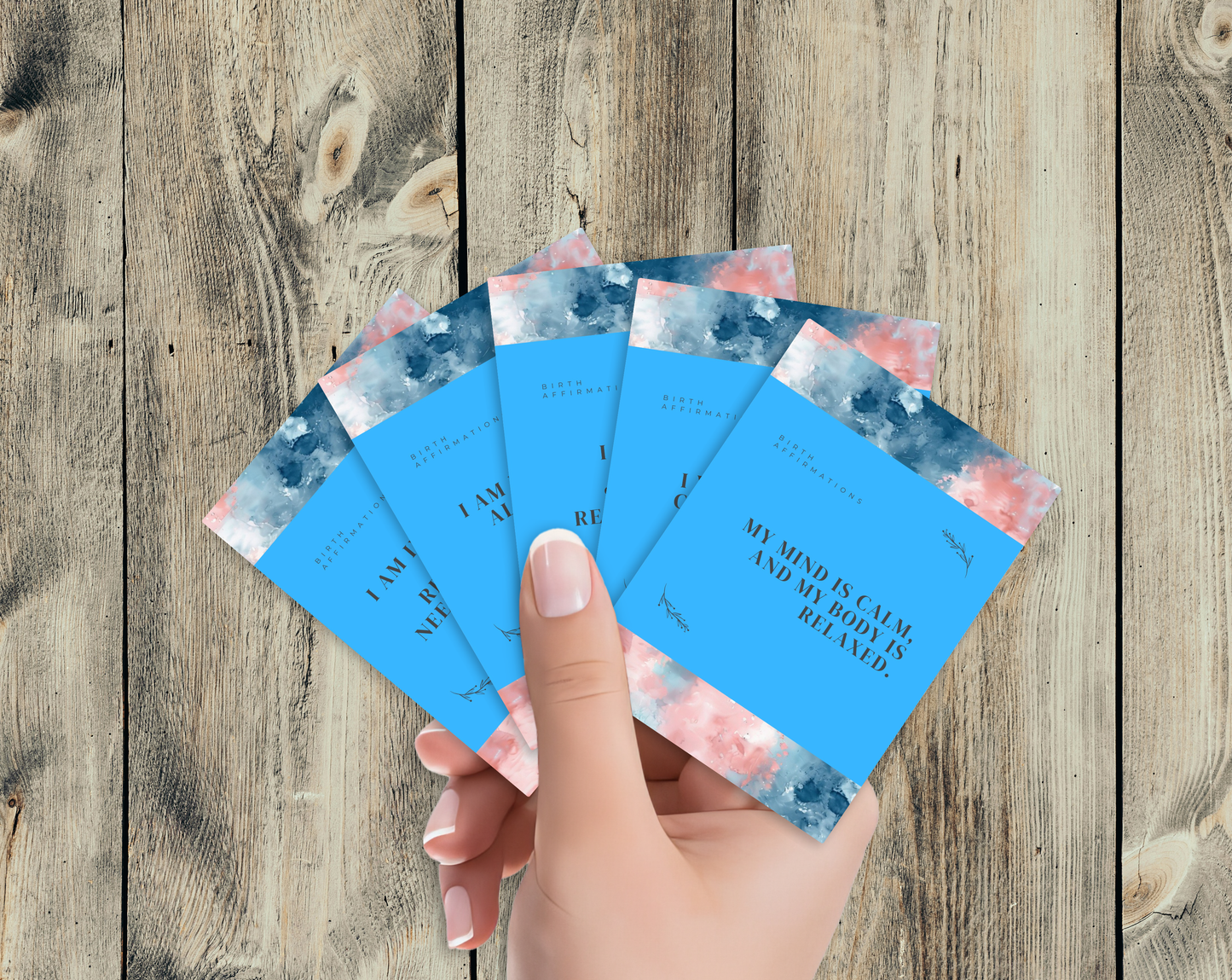30 Birth Affirmation Cards