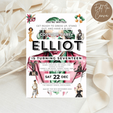 17th Birthday Invitation
