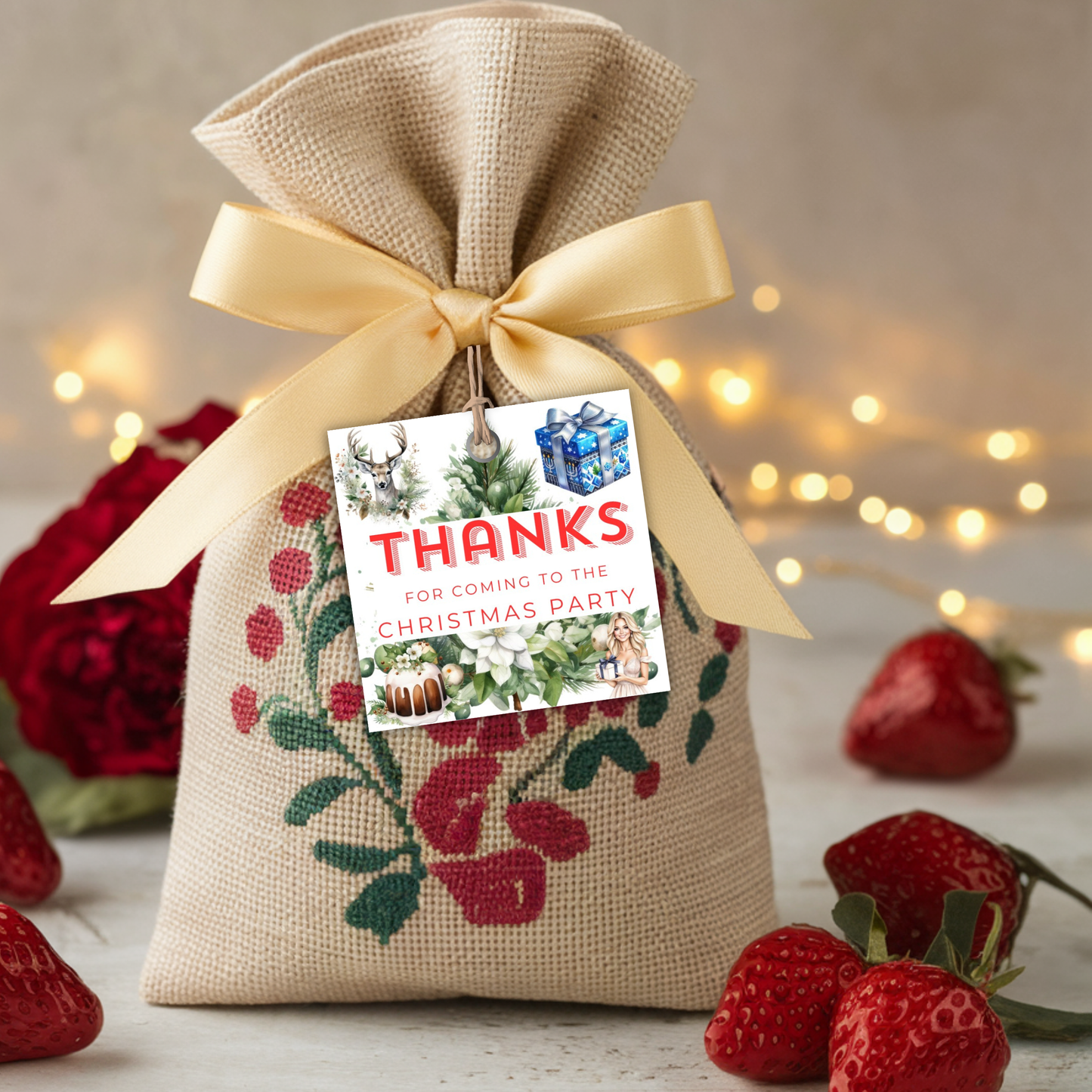 Christmas Thank You Tag