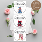 9th Birthday Cupcake Toppers Girl