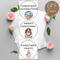 Christmas Party Cupcake Toppers