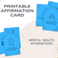25 Mental Health Affirmation Cards