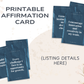 90 Mens Daily Affirmation Cards