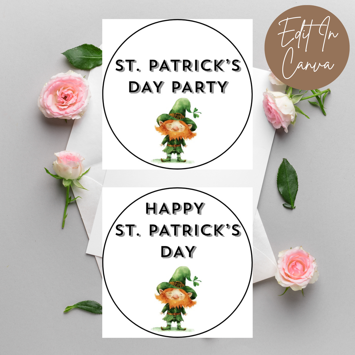 St Patrick's Day Cupcake Toppers