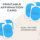 28 Goal Getter Affirmation Cards