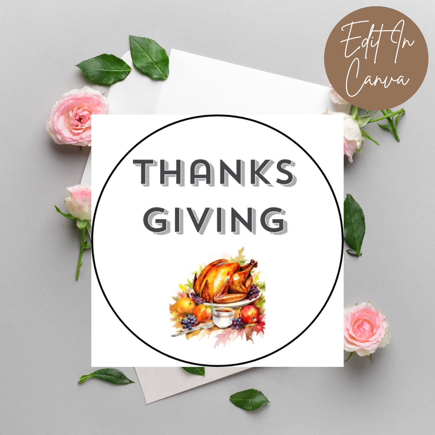 Thanksgiving Cupcake Topper