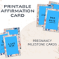 40 Pregnancy Milestone Cards