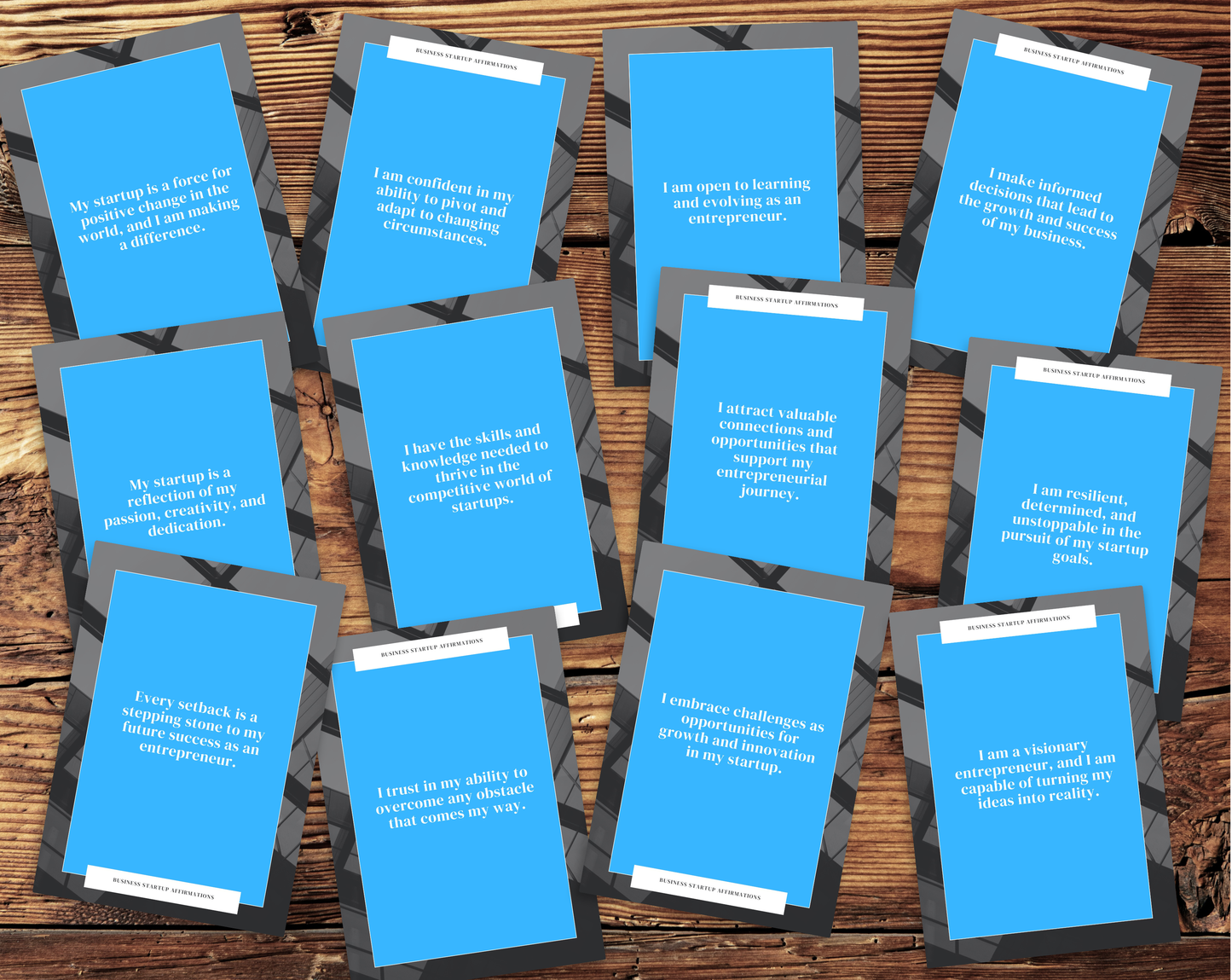 30 Business Startup Affirmation Cards