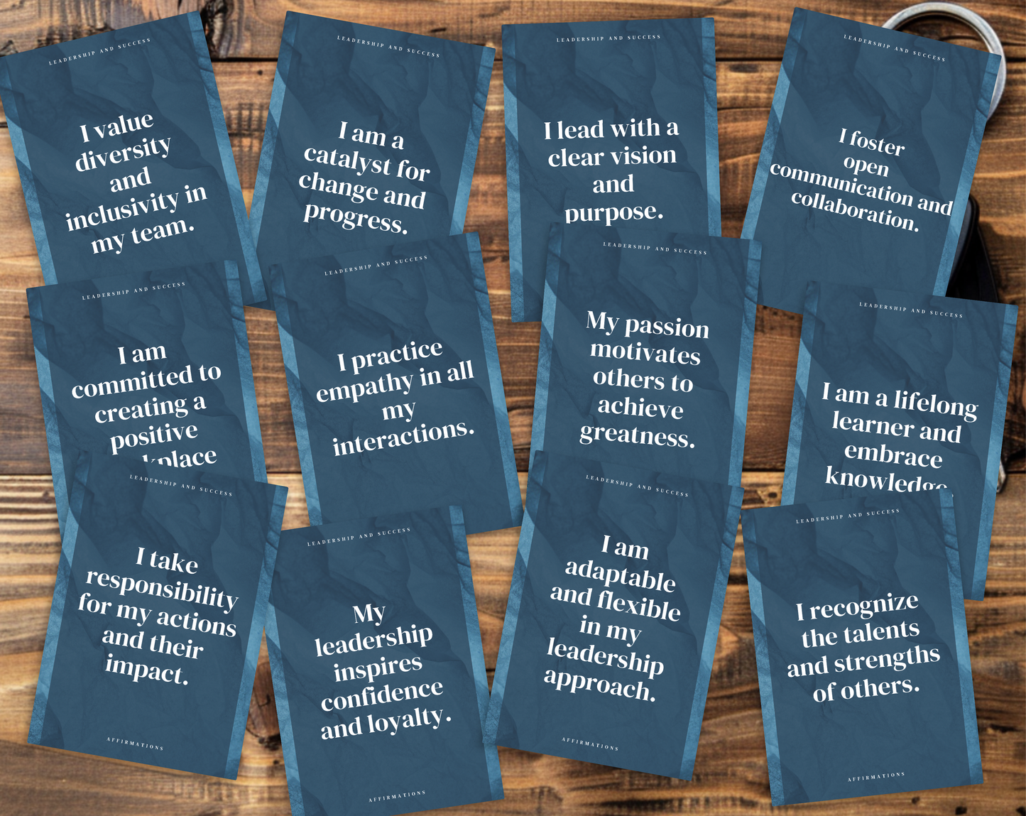 90 Mens Daily Affirmation Cards