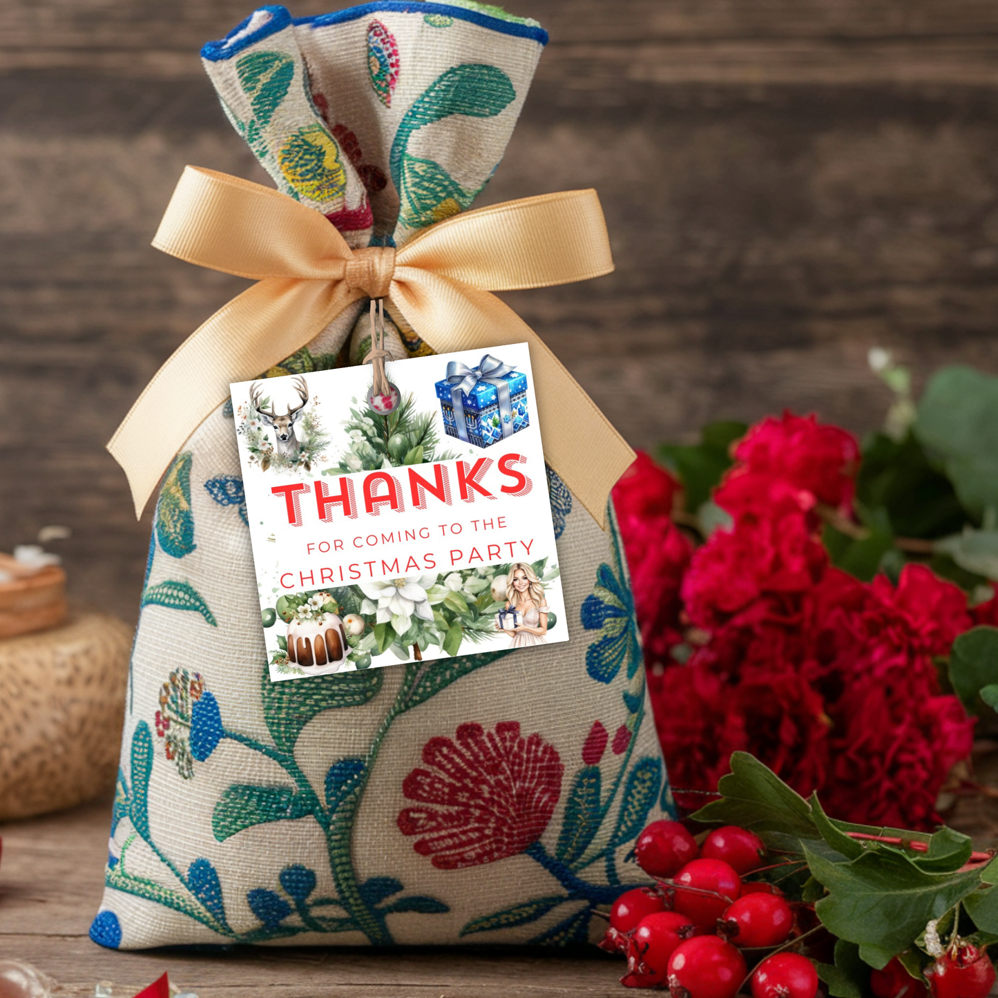 Christmas Thank You Tag