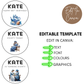 80th Birthday Cupcake Toppers Girl
