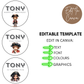 5th Birthday Cupcake Toppers Boy