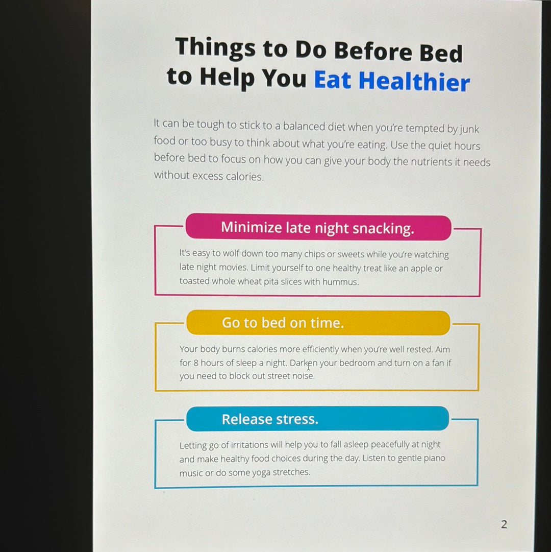 12 Things To Do Before Bed If You Want To Lose Weight