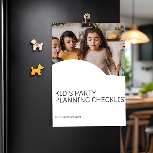 Kids Party Planning Checklist