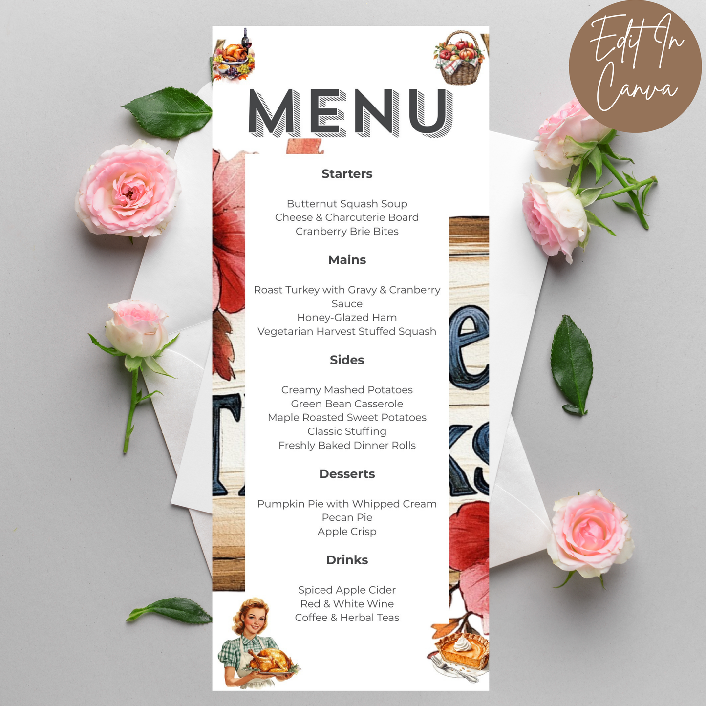 Thanksgiving Menu