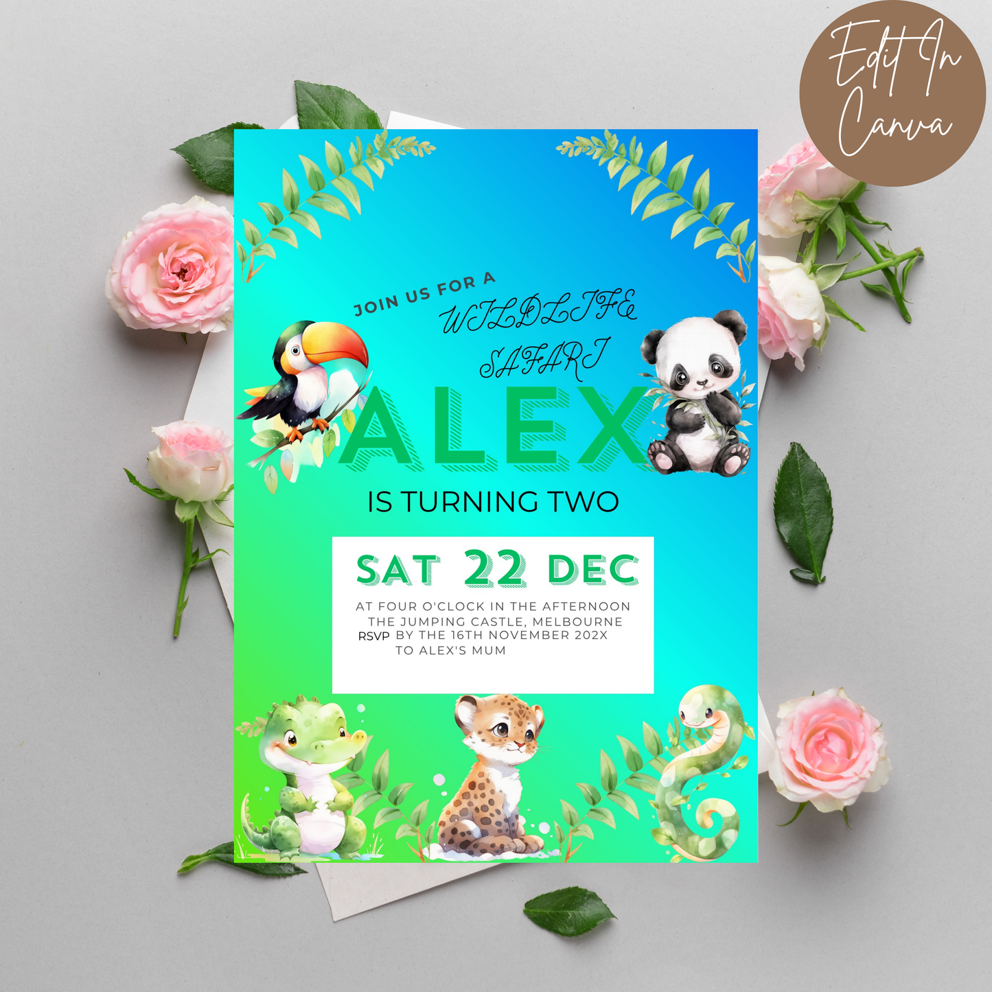 2nd Birthday Invitation