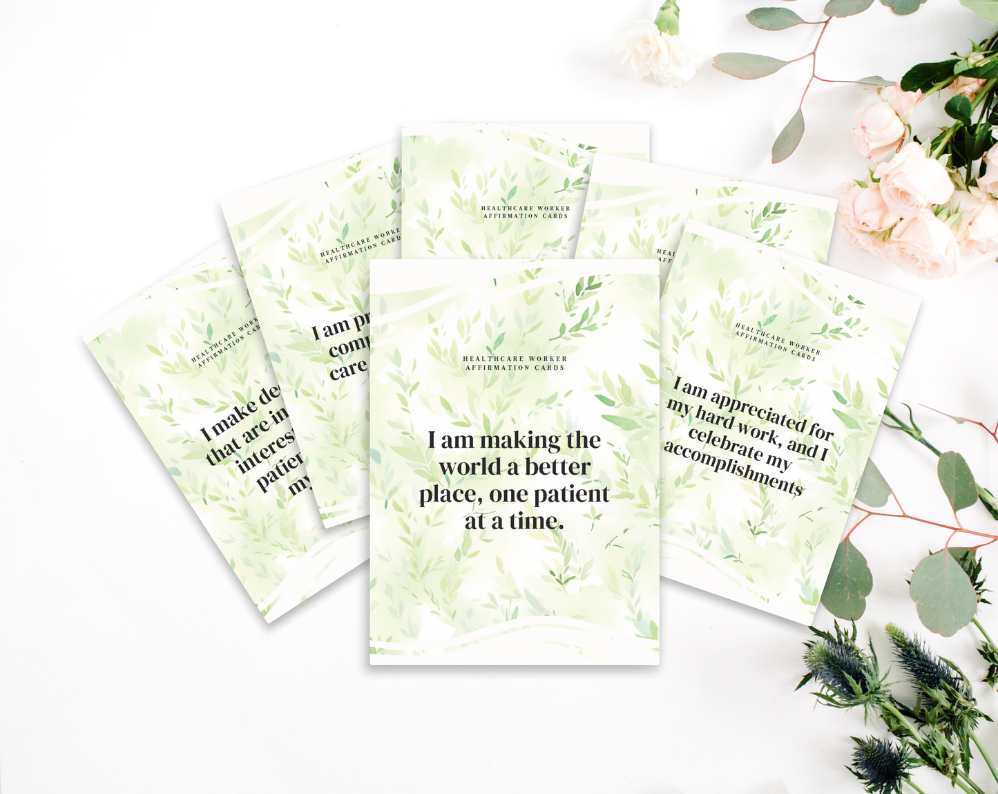 25 Healthcare Worker Affirmation Cards