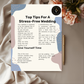 Top Tips For A Stress-Free Wedding