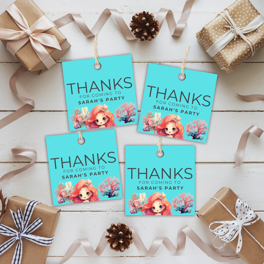 1st Birthday Thank You Tags