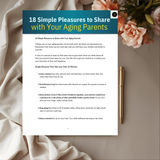 18 Simple Pleasures to Share with Your Aging Parents