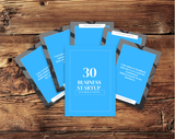 30 Business Startup Affirmation Cards
