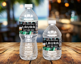 50th Birthday Water Bottle Label