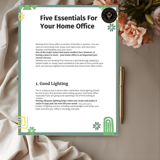 Five Essentials For Your Home Office