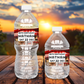 80th Birthday Water Bottle Label Male