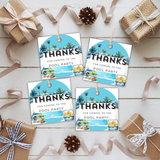 Pool Party Thank You Tags