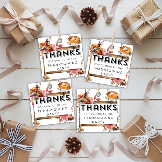 Thanksgiving Thank You Tag
