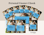 Collection of 'Personal Finance' ebooks with a cover showing text and images related to finance.