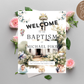 Baptism Welcome Sign