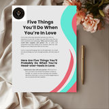 Five Things You'll Do When You're In Love
