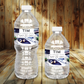 4th Birthday water Bottle Label Male