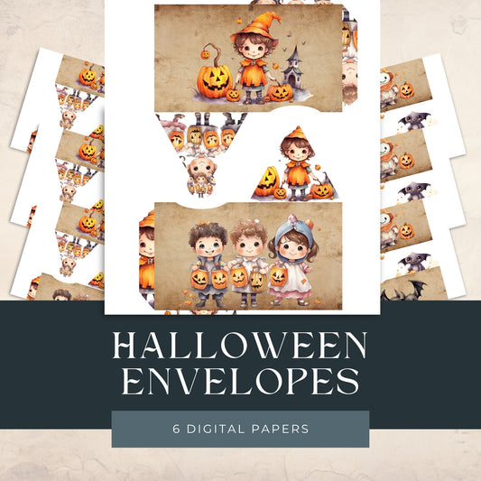 Mini Halloween Envelopes