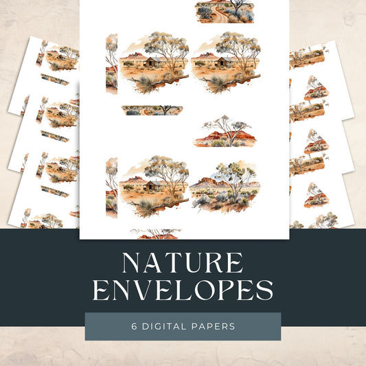 Australian Outback Mini Envelopes