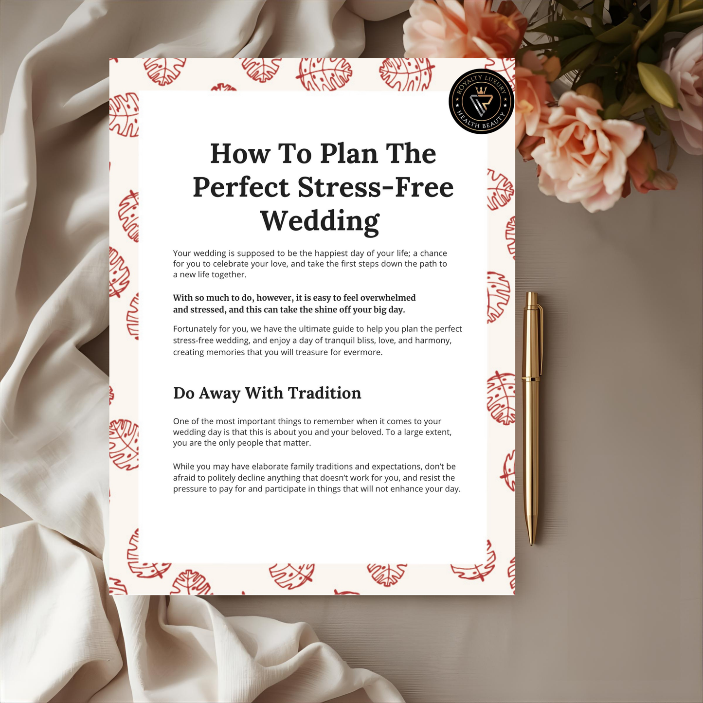 How To Plan The perfect Stress-Free Wedding