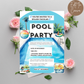 Pool Party Invitation