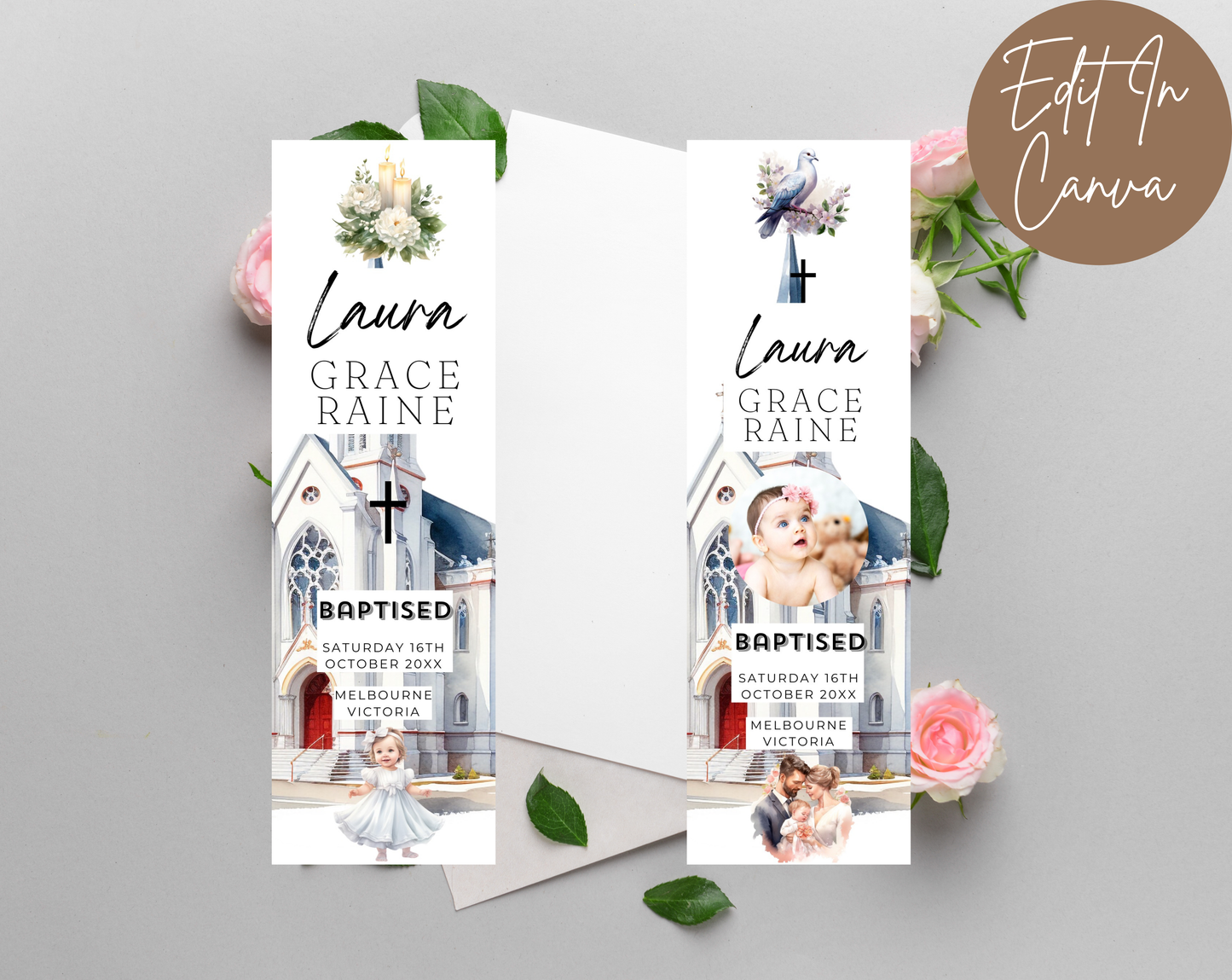 Baptism Bookmarks