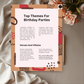 Top Themes For Birthday Parties