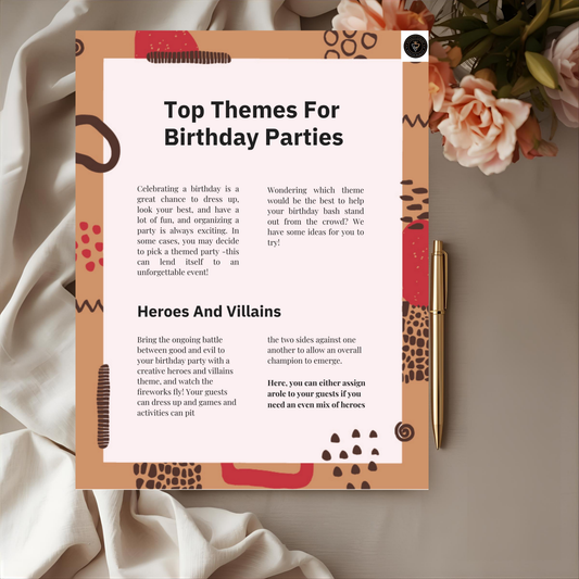 Top Themes For Birthday Parties