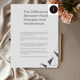 The Difference Between Food Allergies and Intolerances