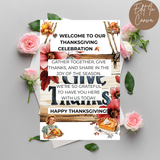 Thanksgiving Welcome Sign