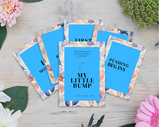 40 Pregnancy Milestone Cards