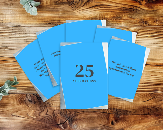 25 Manifestation Affirmation Cards